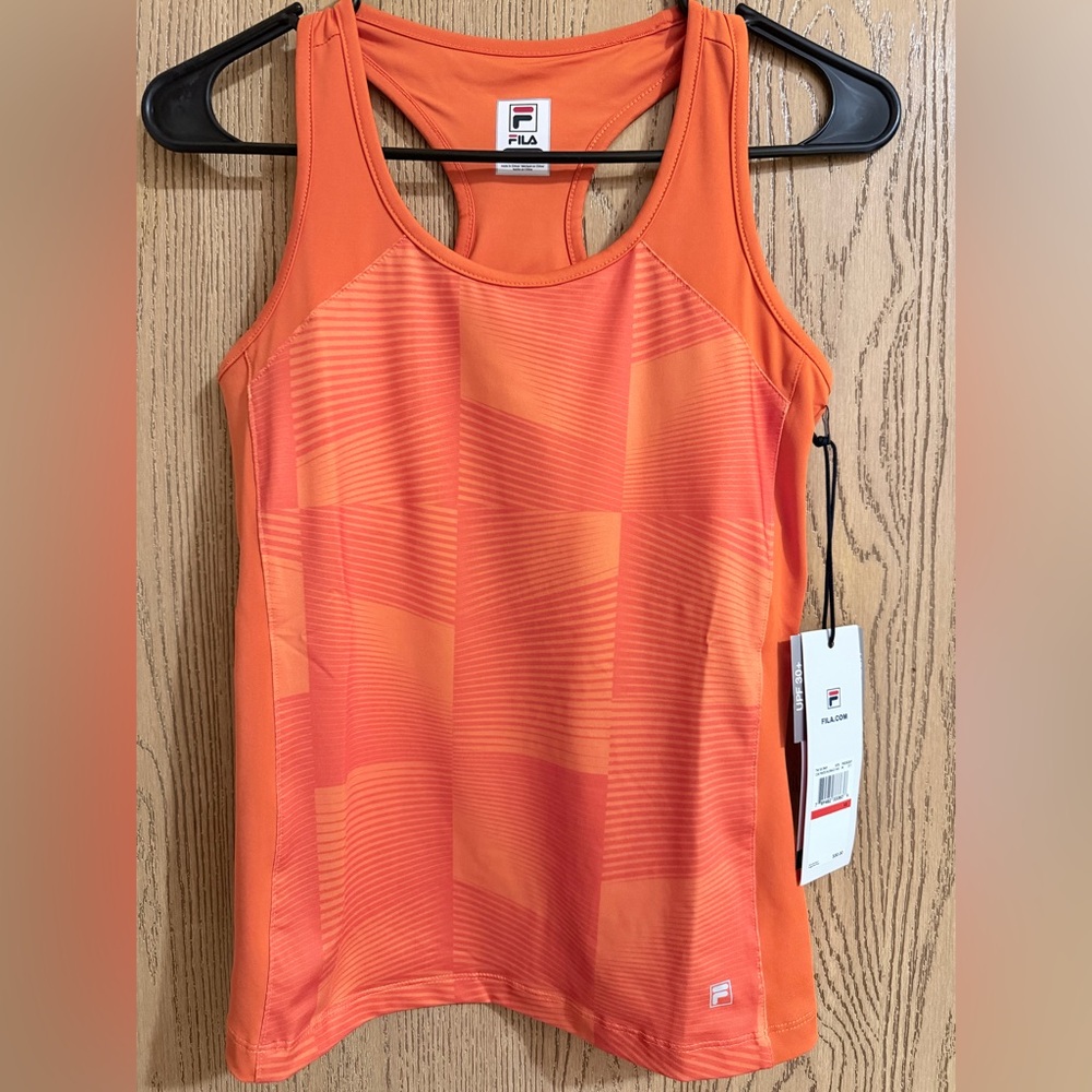 Fila Bright Orange Workout Tank